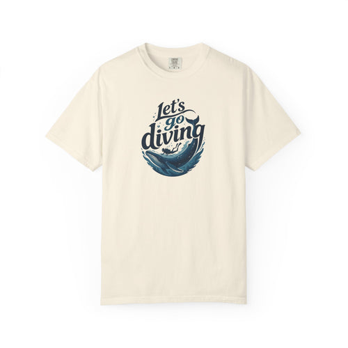 Let's go Diving Graphic T-Shirt — Beachy Summer Water Design