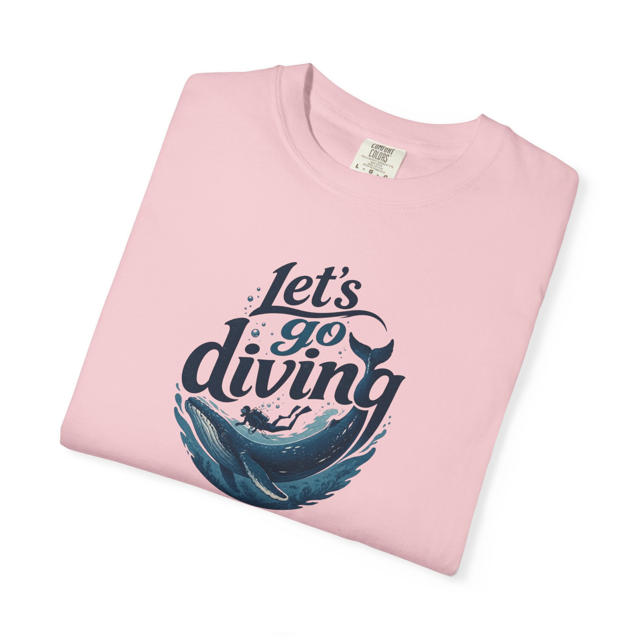 Let's go Diving Graphic T-Shirt — Beachy Summer Water Design