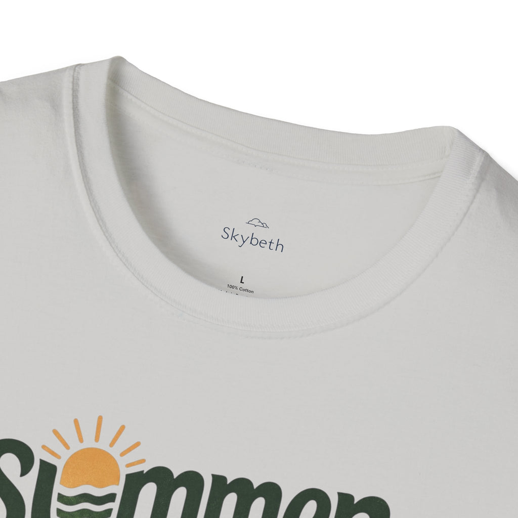 Summer Is On T-Shirt — Retro Traffic Light Sun Graphic Tee