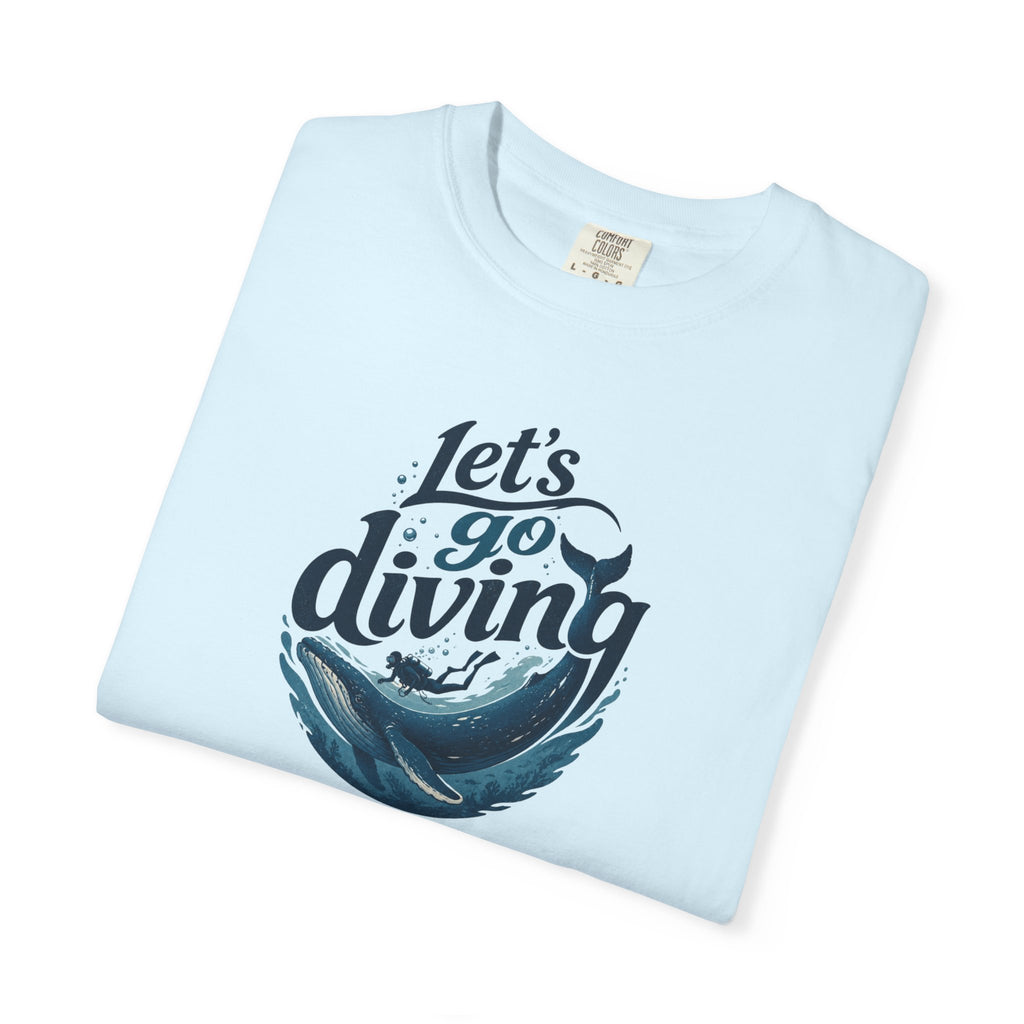 Let's go Diving Graphic T-Shirt — Beachy Summer Water Design