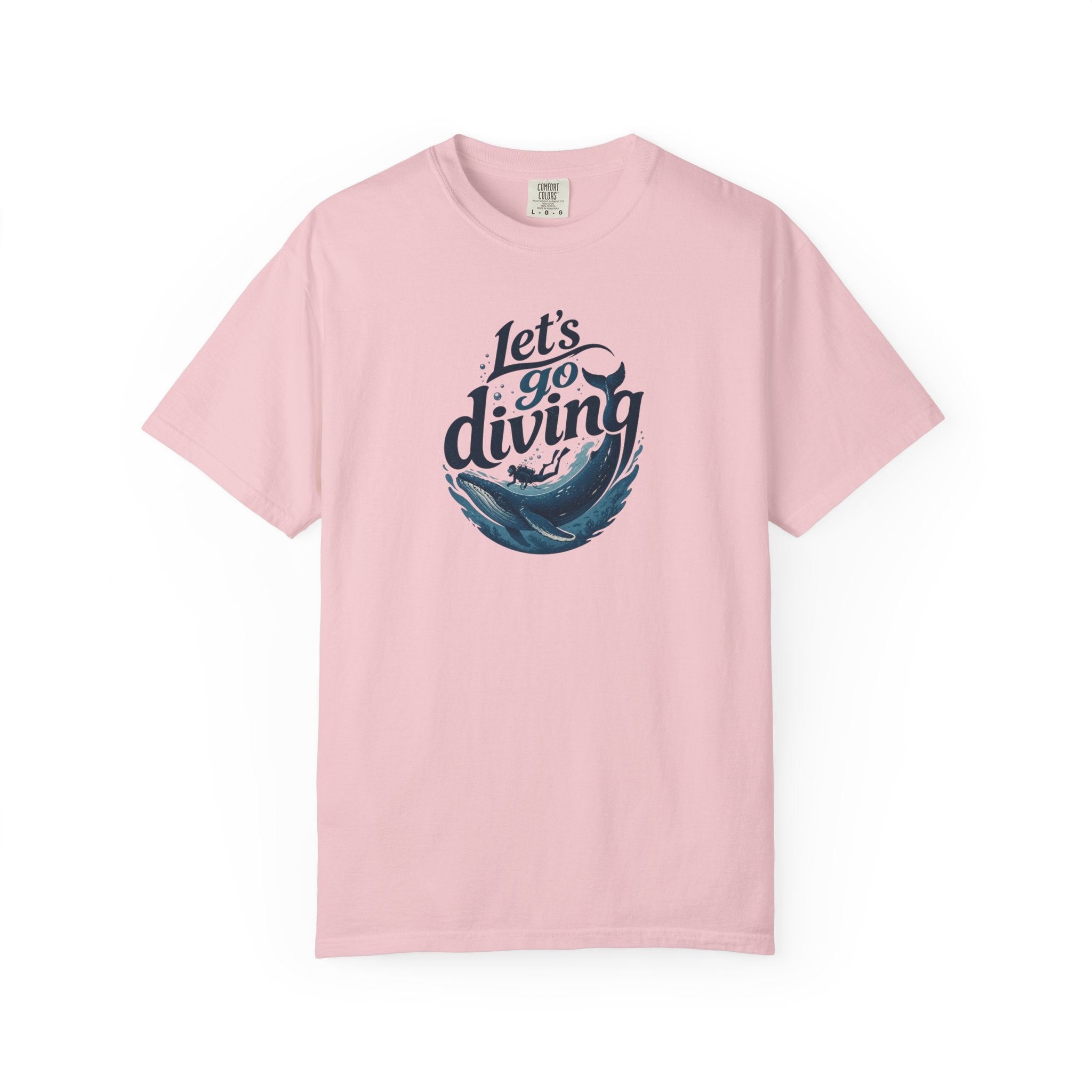 Let's go Diving Graphic T-Shirt — Beachy Summer Water Design