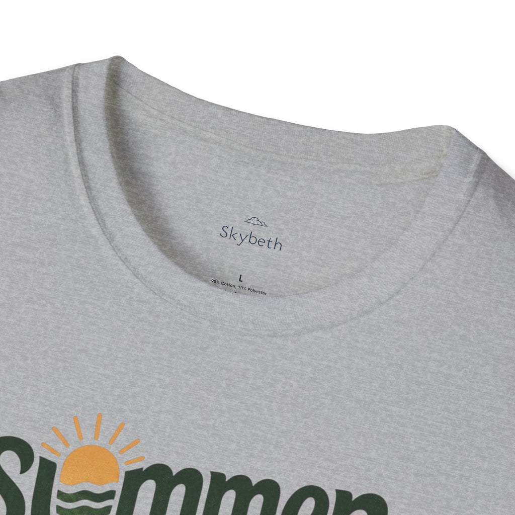 Summer Is On T-Shirt — Retro Traffic Light Sun Graphic Tee