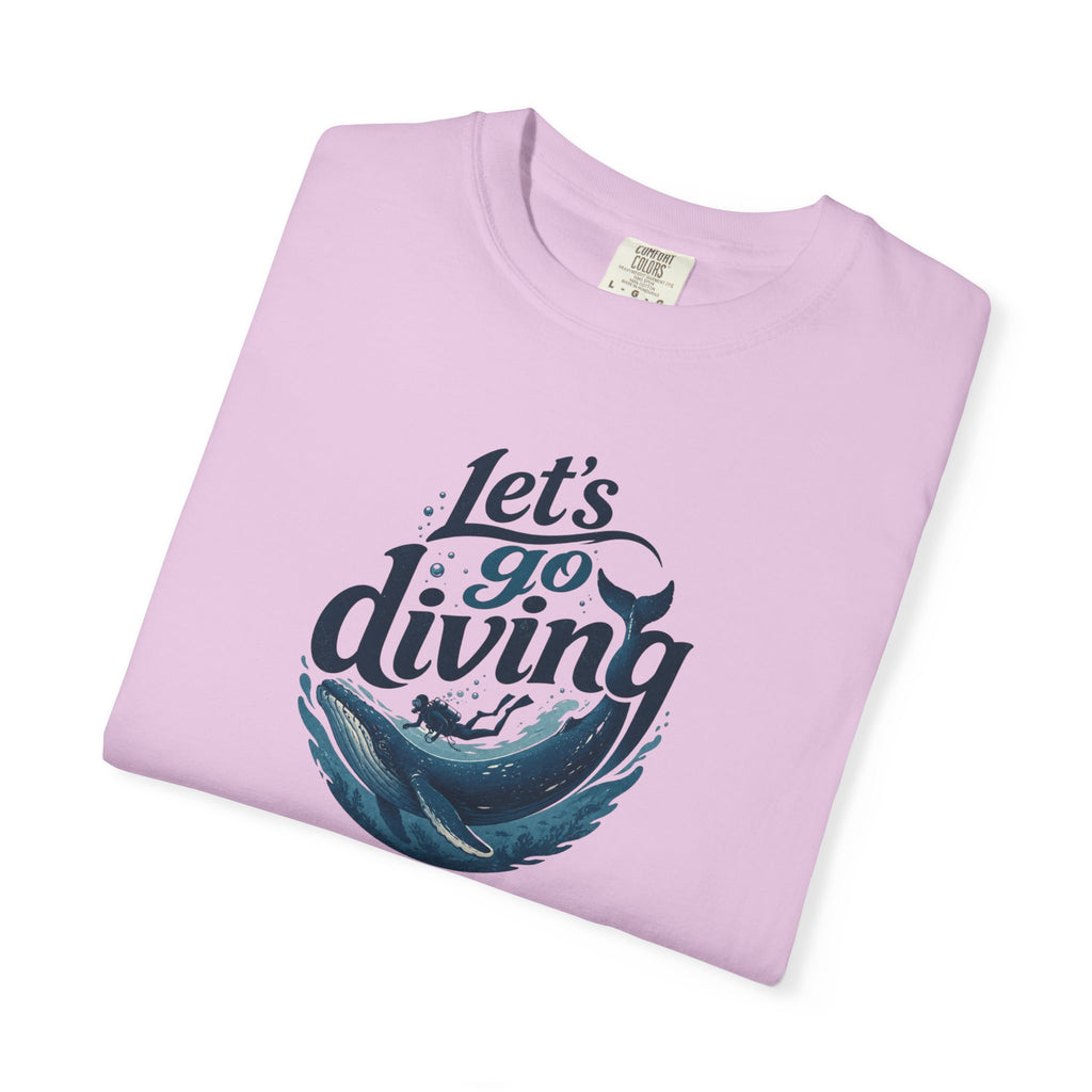 Let's go Diving Graphic T-Shirt — Beachy Summer Water Design