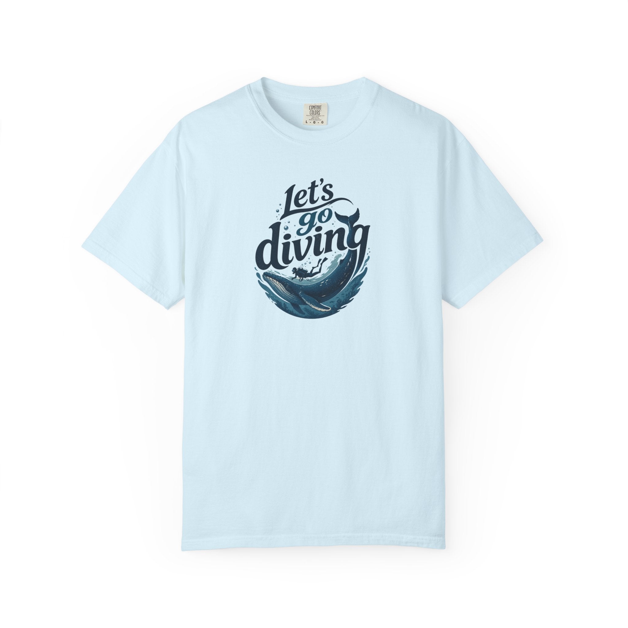 Let's go Diving Graphic T-Shirt — Beachy Summer Water Design