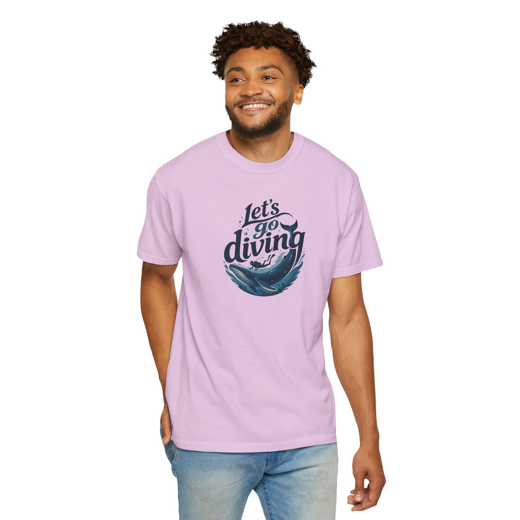 Let's go Diving Graphic T-Shirt — Beachy Summer Water Design