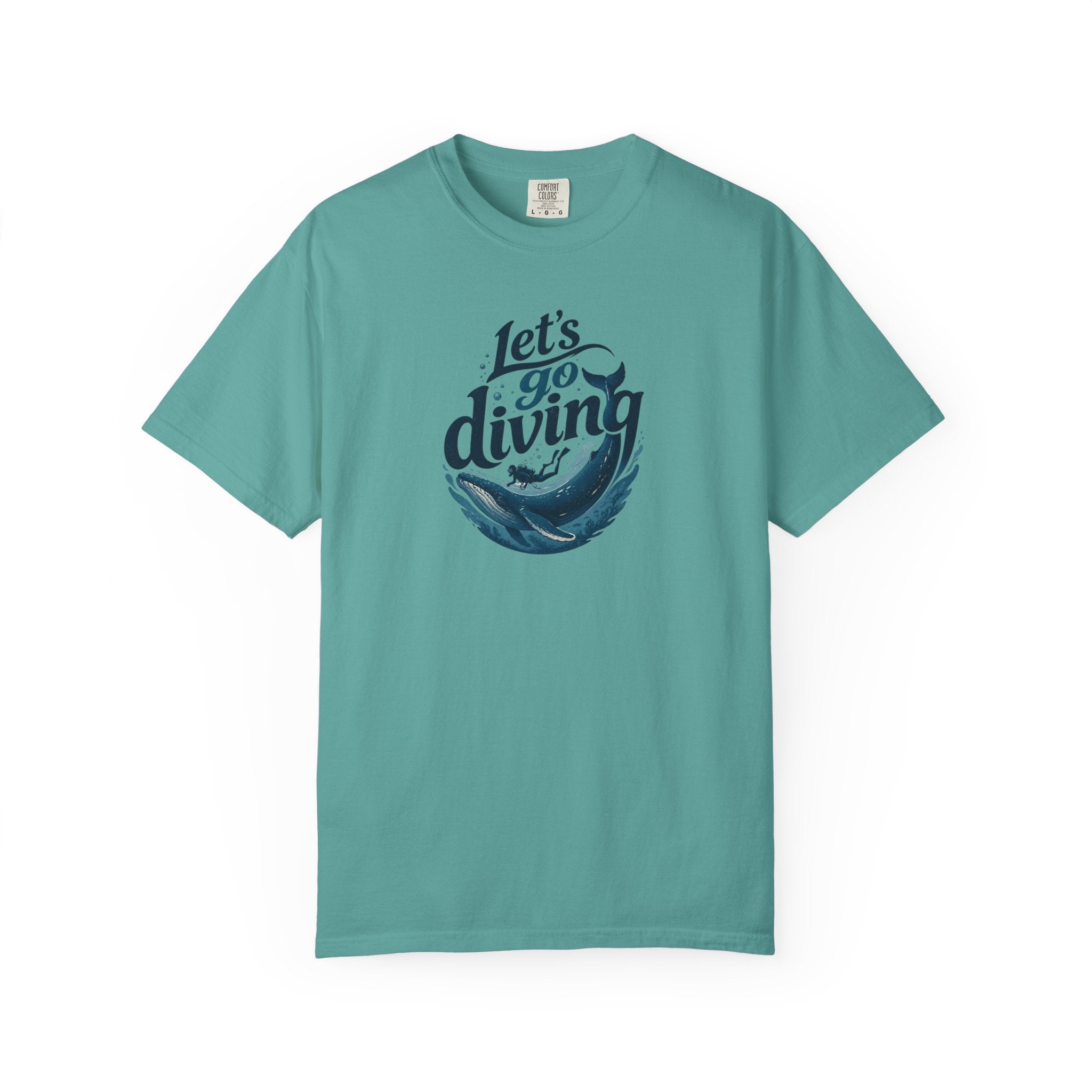 Let's go Diving Graphic T-Shirt — Beachy Summer Water Design