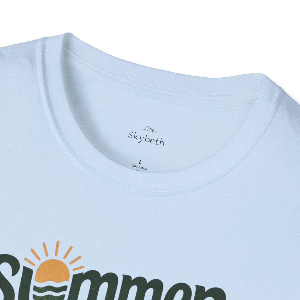 Summer Is On T-Shirt — Retro Traffic Light Sun Graphic Tee