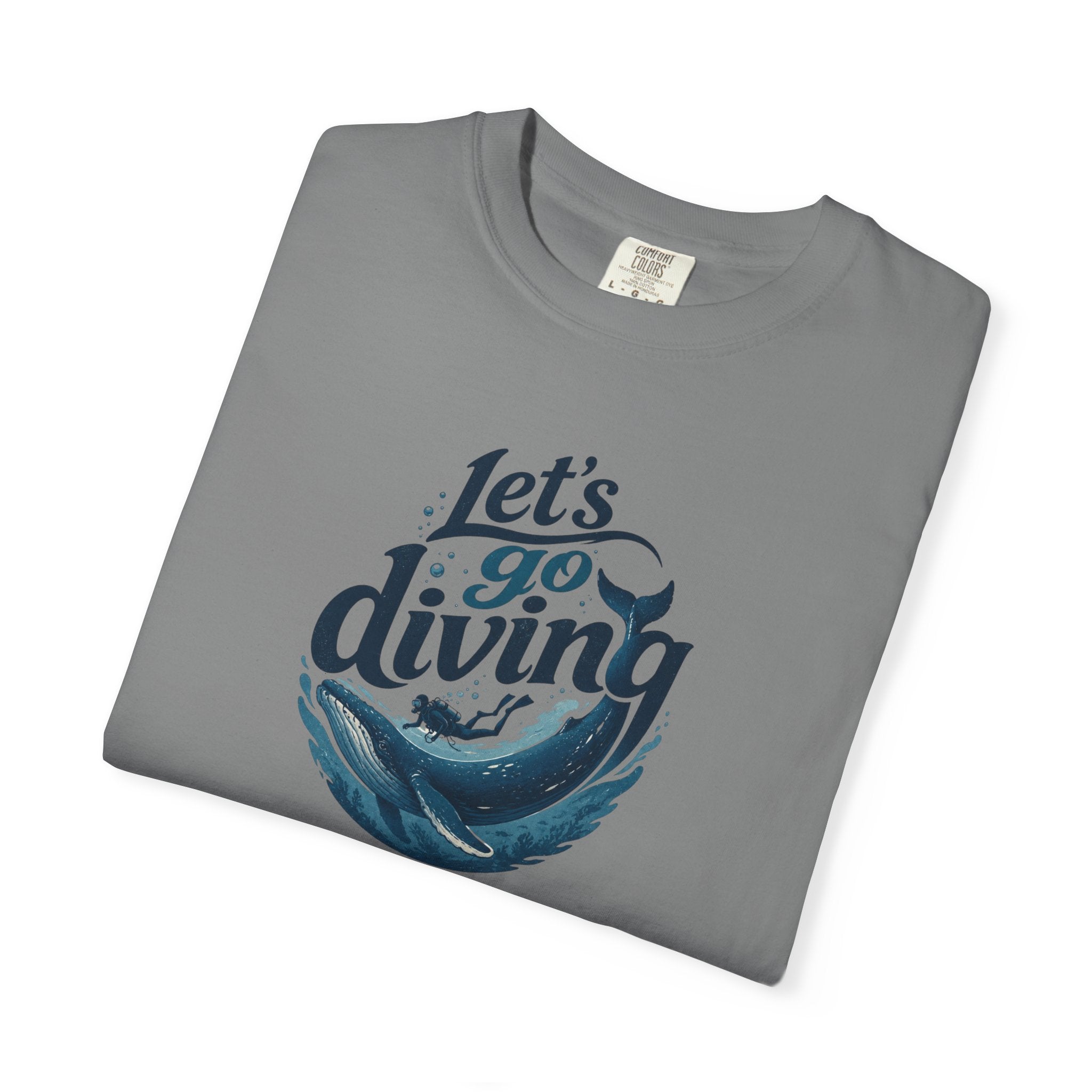 Let's go Diving Graphic T-Shirt — Beachy Summer Water Design