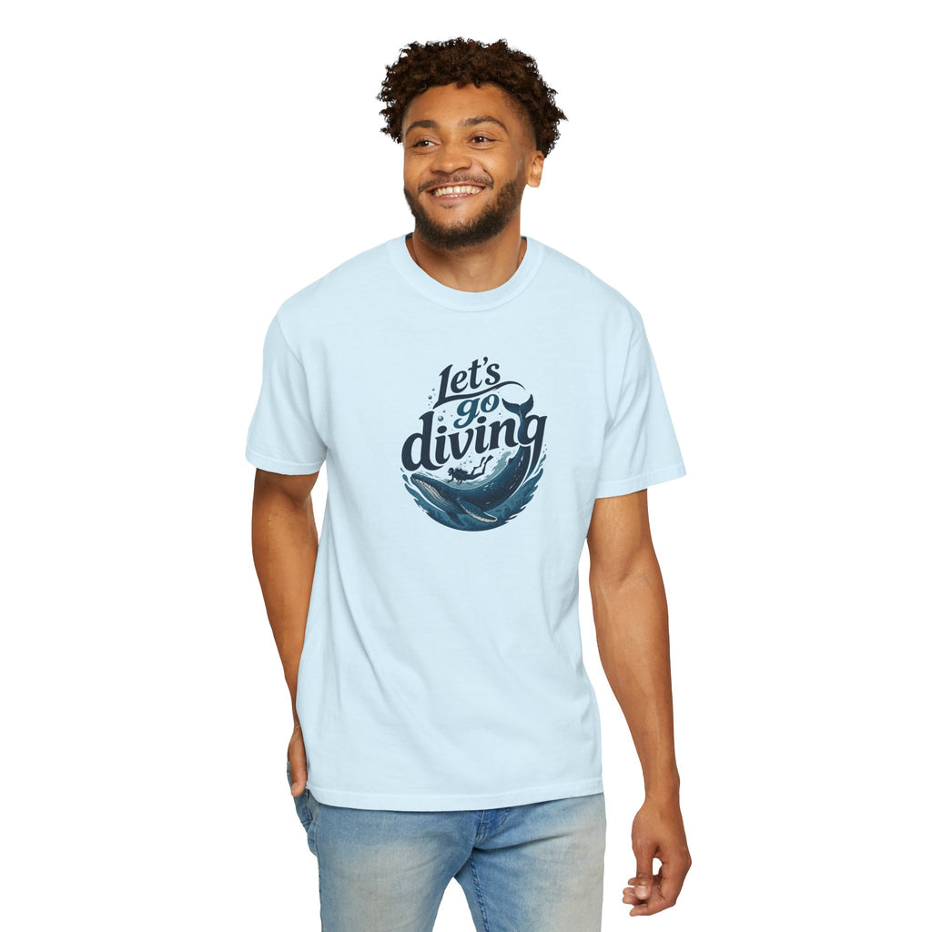 Let's go Diving Graphic T-Shirt — Beachy Summer Water Design