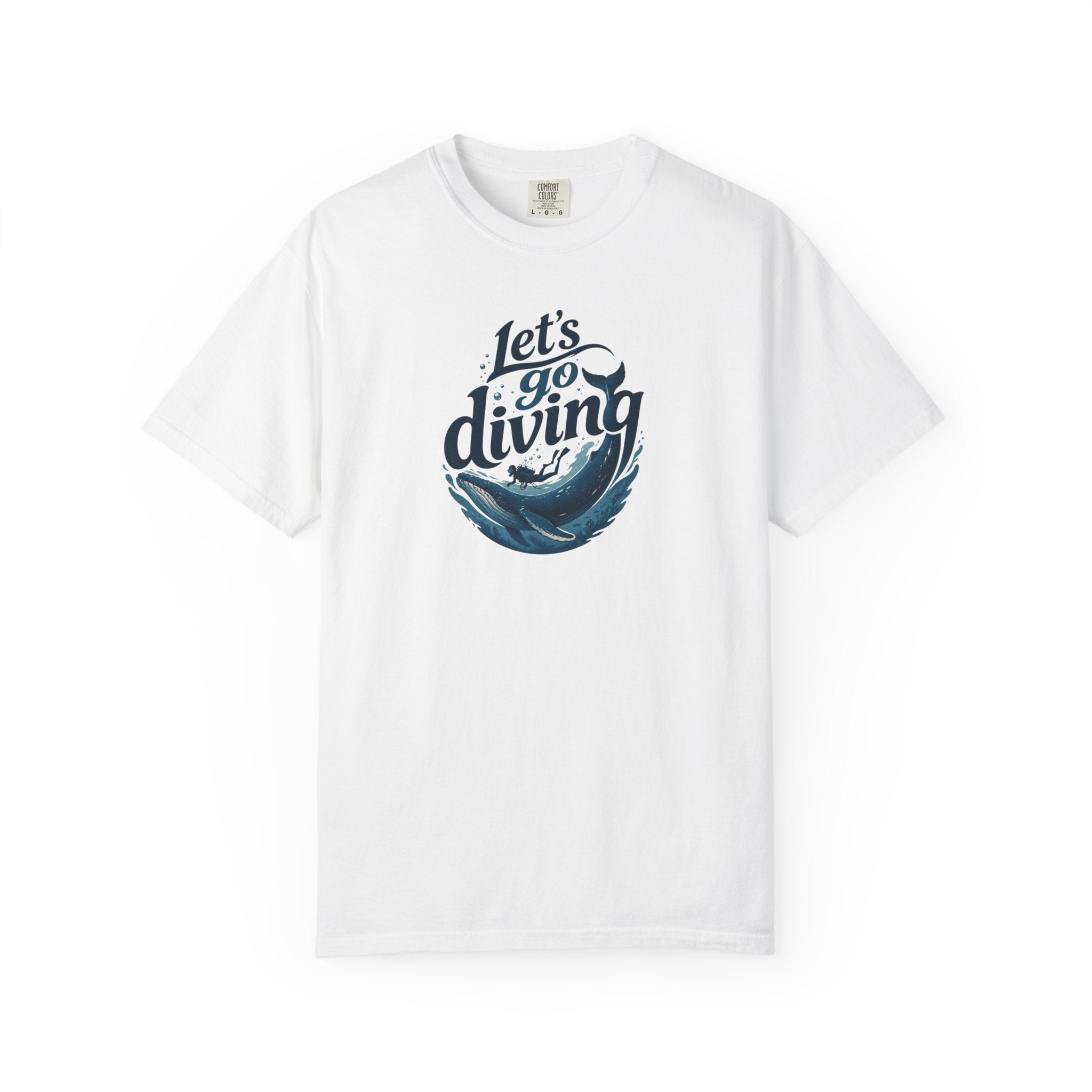 Let's go Diving Graphic T-Shirt — Beachy Summer Water Design