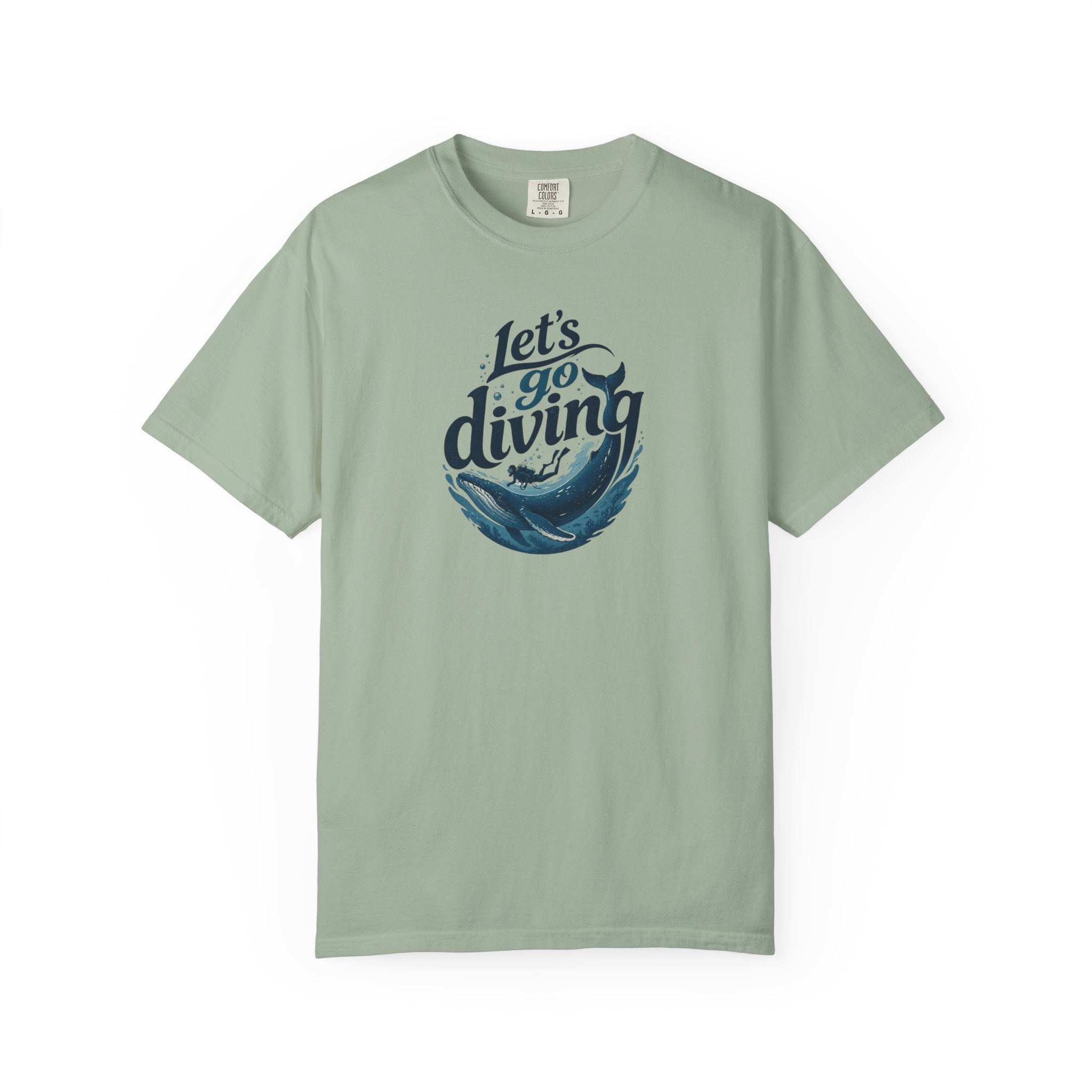 Let's go Diving Graphic T-Shirt — Beachy Summer Water Design