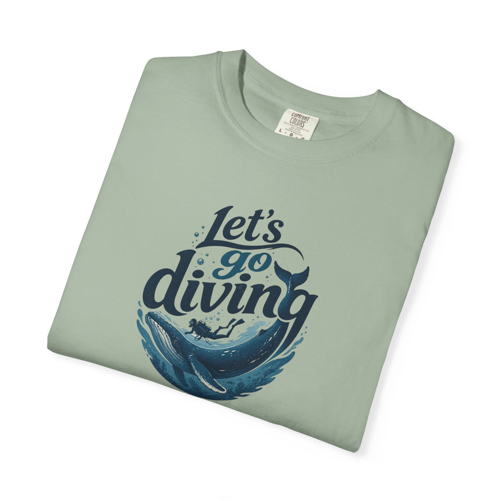 Let's go Diving Graphic T-Shirt — Beachy Summer Water Design