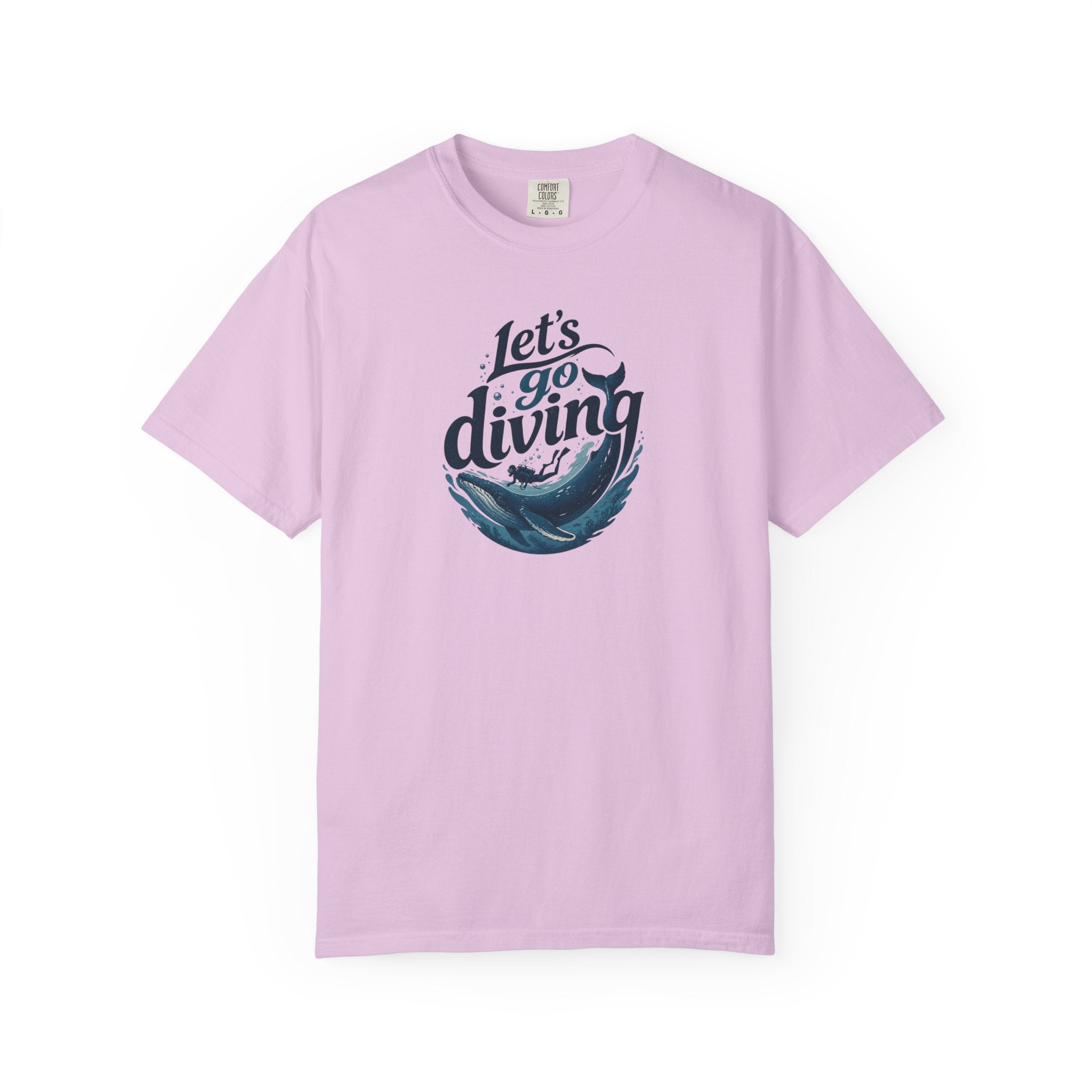 Let's go Diving Graphic T-Shirt — Beachy Summer Water Design