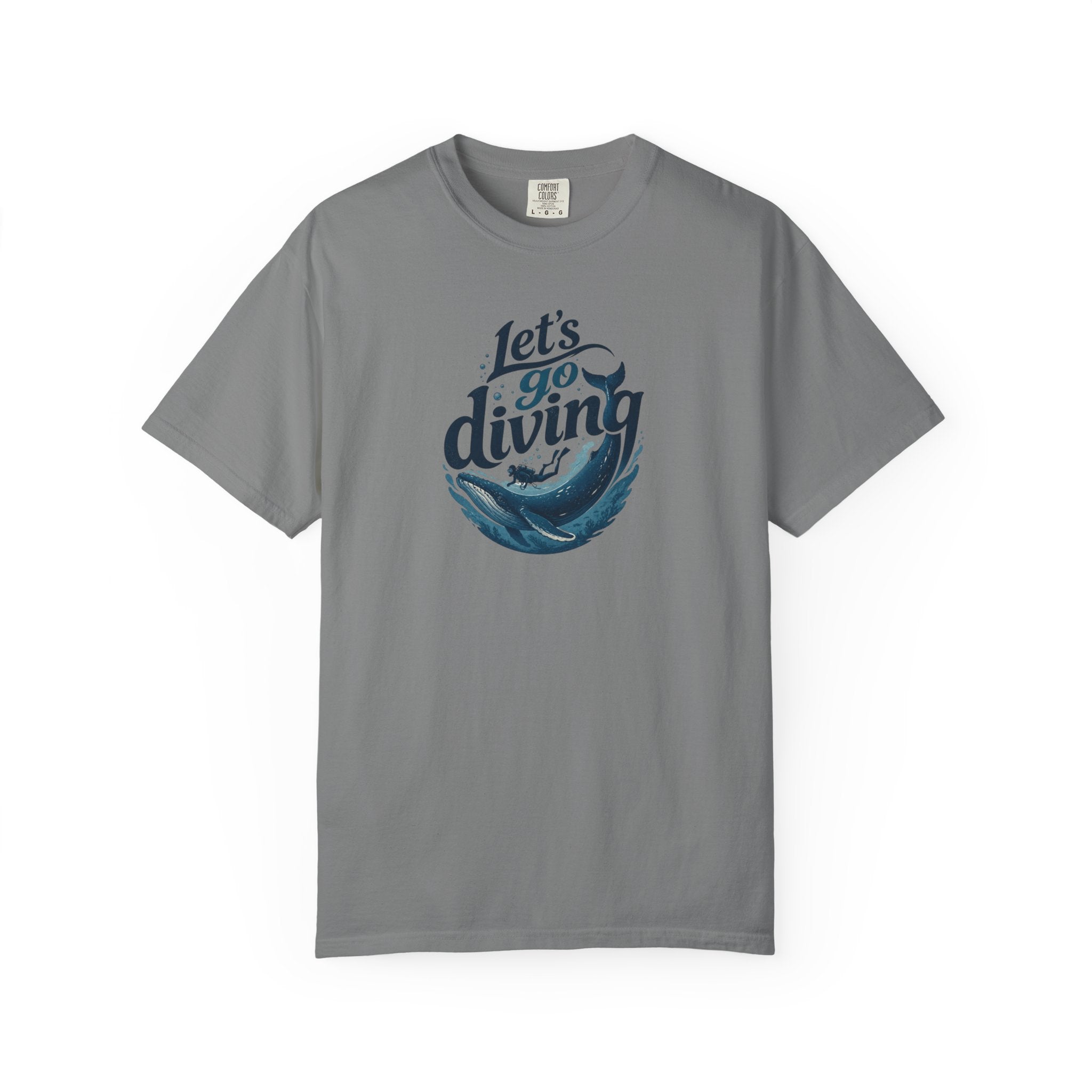 Let's go Diving Graphic T-Shirt — Beachy Summer Water Design