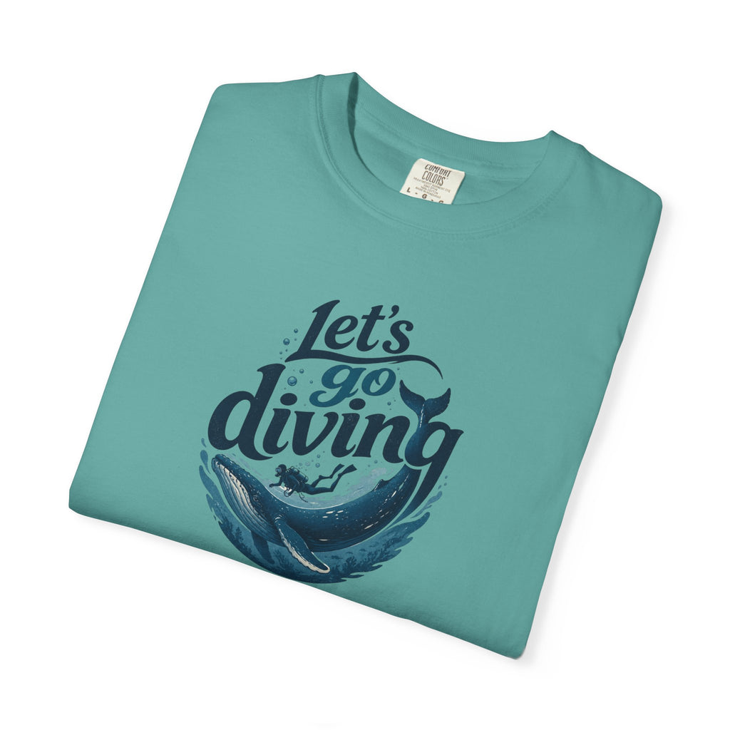 Let's go Diving Graphic T-Shirt — Beachy Summer Water Design